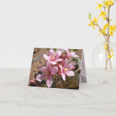 Wüstenrosa - Karte (Gelbe Blume)