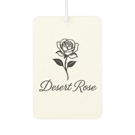 Wüstenrose Autolufterfrischer (Vorderseite)