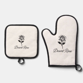 Wüstenrose Ofenhandschuh & Topflappen-Set