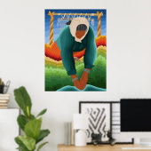 Wüstenrose Poster (Heimbüro)