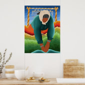 Wüstenrose Poster (Küche)