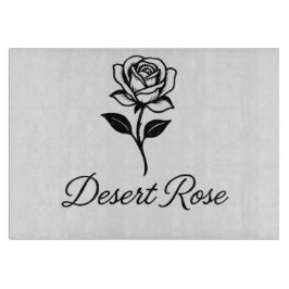 Wüstenrose Schneidebrett