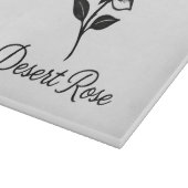 Wüstenrose Schneidebrett (Ecke)