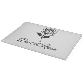 Wüstenrose Schneidebrett (Ecke)