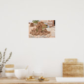 Wüstenrose. Tunesien. Poster (Küche)
