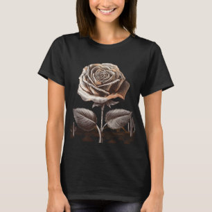 Wüstenrose, Vintage-Botanikblume T-Shirt