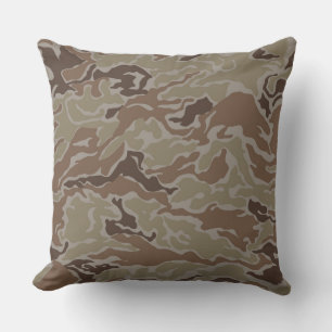 Wüstenrost-Camouflage-Kissen Kissen