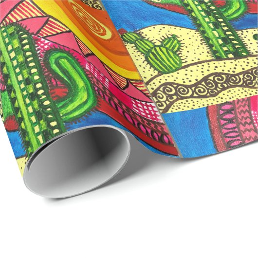 Wüstenrost Geschenkpapier (Rolleneckpunkt)