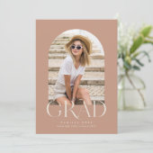 Wüstenrot Moderner Minimalistischer Abschluss Ankündigung (Stehend Vorderseite)