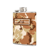 Wüstensand der USA Camouflage 6 oz oder 8 oz Flask Flachmann (Links)