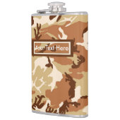Wüstensand der USA Camouflage 6 oz oder 8 oz Flask Flachmann (Links)
