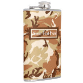 Wüstensand der USA Camouflage 6 oz oder 8 oz Flask Flachmann (Rechts)