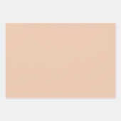 Wüstensand, solide Farbe Geschenkpapier Set (Vorderseite 2)