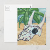 Wüstenschädel Postkarte (Vorne/Hinten)