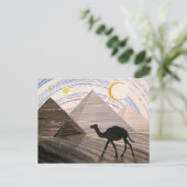 Wüstenschiff Postkarte (Stehend Vorderseite)