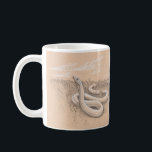 Wüstenschlange Kaffeetasse<br><div class="desc">Kunstbild der Gopher-Schlange,  Pituophis-Katenifer

Art von Rob Soto https://www.rob-soto.com/

SNAKES RULE!</div>