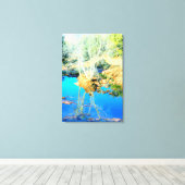 Wüstenschlauch Leinwanddruck (Insitu (Holzboden))