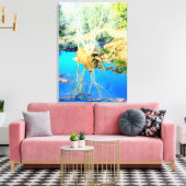 Wüstenschlauch Leinwanddruck (Insitu (Wohnzimmer))