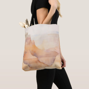 Wüstenschlucht Wasserfarbe Tasche