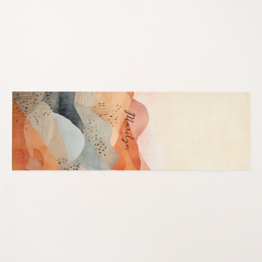 Wüstenschlucht Yogamatte (Vorderseite (Horizontal))