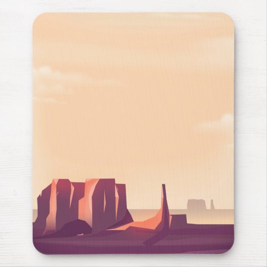 Wüstenschluchten Mousepad (Vorne)