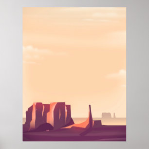 Wüstenschluchten Poster