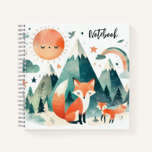 Wüstenschnecken - Fox & Pup bei Sunset Notizblock