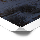 Wüstenschnee Poster (Ecke)