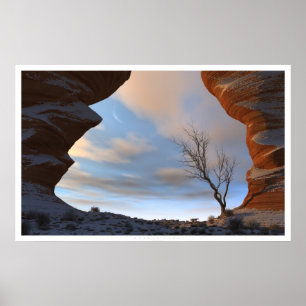 Wüstenschnee Poster