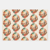 Wüstensekaktus und Gebirgsmuster Geschenkpapier Set (Vorderseite 2)