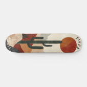 Wüstenskateboard - Minimalistisch Boho Natural Skateboard (Horizontal)