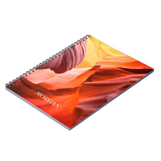 Wüstenslot Canyon oder Ihr Foto, Weißname Notizblock (Linke Seite)