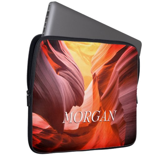 Wüstenslot Canyon oder Ihr Foto, Weißname, Vs 2 Laptopschutzhülle (Vorne Rechts)