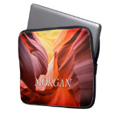 Wüstenslot Canyon oder Ihr Foto, Weißname, Vs 2 Laptopschutzhülle (Vorderseite Links)