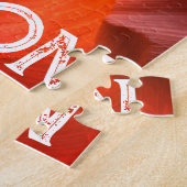 Wüstenslot Canyon Weißer Text oder Ihr Foto & Text Puzzle (Seite)