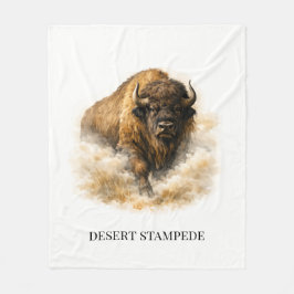 Wüstenstampede Cozy Western Ranch Fleecedecke