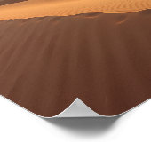 Wüstenstille Dünen Poster (Ecke)