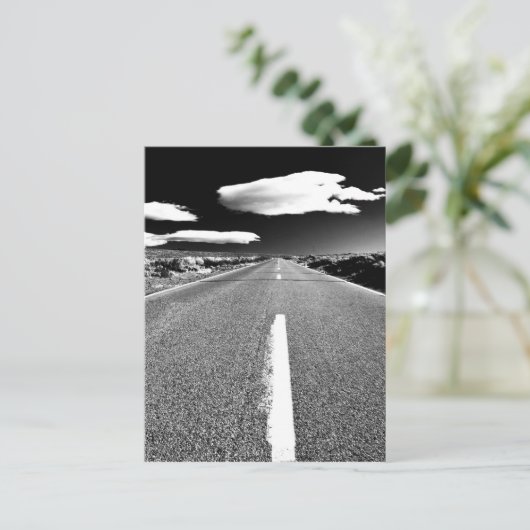 Wüstenstraße Postkarte (Stehend Vorderseite)