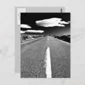 Wüstenstraße Postkarte (Vorne/Hinten)