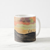Wüstenstürmische Nacht Kaffeetasse (VorderseiteRechts)