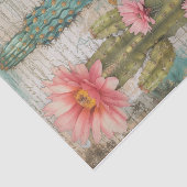 Wüstensukkulturen blühen Kakteen-Decoupage Seidenpapier (Ausschnitt)