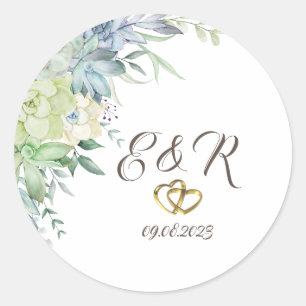 Wüstensukkulturen Runder Aufkleber