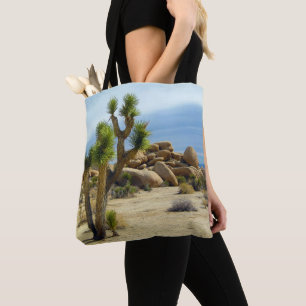 Wüstensukkulturen, Steine und Himmel aus Kaliforn Tasche