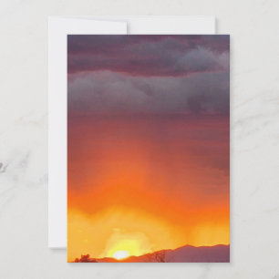 WüstenSunset-Foto Dankeskarte