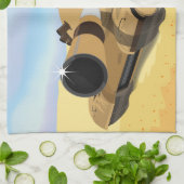 Wüstentank Geschirrtuch (Gefaltet)