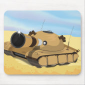 Wüstentank Mousepad (Vorne)
