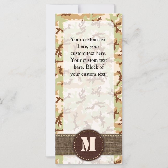 Wüstentarnung (Vorderseite)