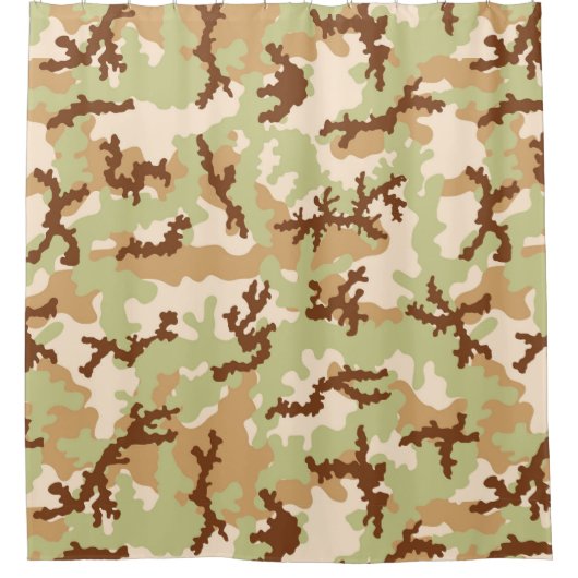 Wüstentarnung Duschvorhang (Vorderseite)