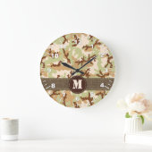 Wüstentarnung Große Wanduhr (Zuhause)