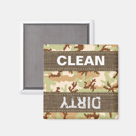 Wüstentarnung Magnet (Vorderseite/Rückseite)